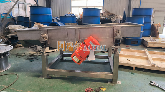 1000*2500mm Sítio de vibração linear de aço inoxidável 304 para cubos de gelo