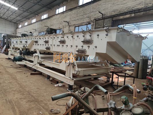 Transportador vibratório equilibrado de aço inoxidável para transporte de longa distância de açúcar bruto 80TPH