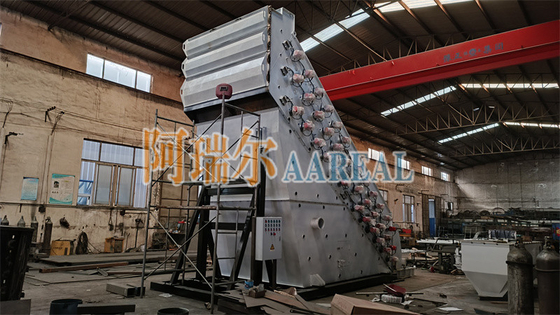 Grande Capacidade 1 ~ 4 Decks 30 ~ 50 TPH Vibrante de tela de alta frequência peneira para a classificação precisa de carbonato de cálcio com motores desequilibrados para limpeza de malhas