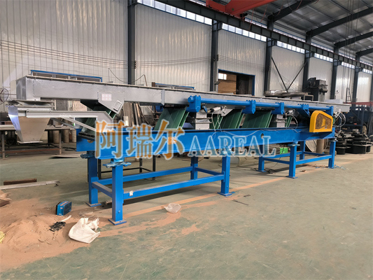 Long Distance 600mm Width Stainless Steel 304 Leaf Spring Excentric Balanced Vibratory Conveyor para 25 toneladas por hora de transporte de sal