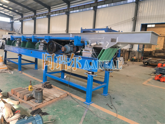 Conveyor vibratório excêntrico de folha de aço inoxidável para função de resfriamento de borracha natural