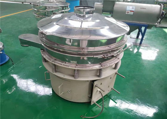 Máquina de separação de tela vibratória de tinta em pó Tipo de flange Estrutura da tela