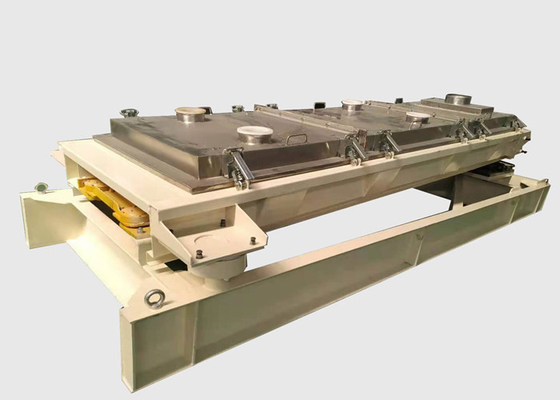 Máquina de tela vibratória de grande capacidade de aço inoxidável para sal marinho / sal de mesa