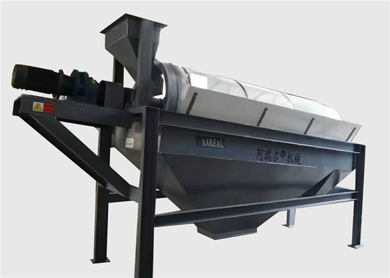 Máquina de filtragem de ecrã de tambor rotativo para separação de resíduos sólidos