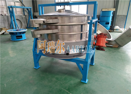 Máquina de Vibração em Linha SUS 2100mm Separador de Ecrã para Indústria Alimentar