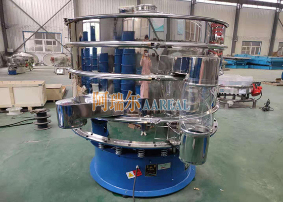 Ecrã de vibração rotativo de aço inoxidável de 1500 mm para filtragem composta de grande capacidade