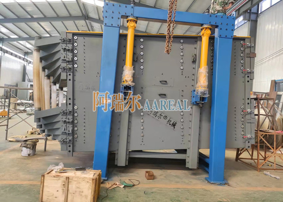 Filtro giratório retangular de areia de granito para triagem de vários andares Substituição fácil de tela SKF Motor de rolamento ABB