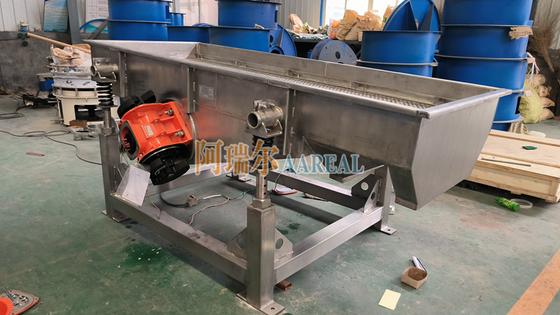 1000*2500mm Sítio de vibração linear de aço inoxidável 304 para cubos de gelo