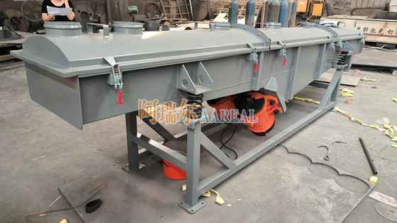 Ecrã de vibração linear de aço carbono de 2 pavimentos de 500*4000 mm