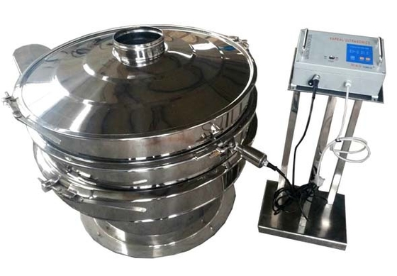 220V 50Hz Vibratório Rotativo Ecrã Redondo Separador Ultrasônico