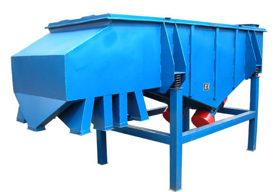 Ecrã de vibração horizontal de movimento linear de aço carbono para classificação de calcário