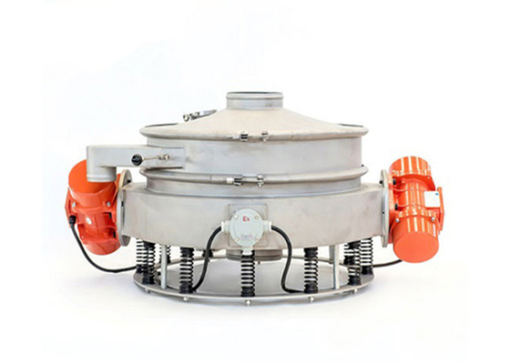 Máquina de separação Vibro de cimento industrial de baixo perfil Fluxo através
