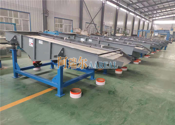 Ecrã de vibração linear rectangular de 900*3000mm para peneiração de grânulos de PVC