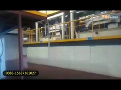 Ecrã giratório circular elíptico de movimento linear com bolas de silicone e suspensão de cabo